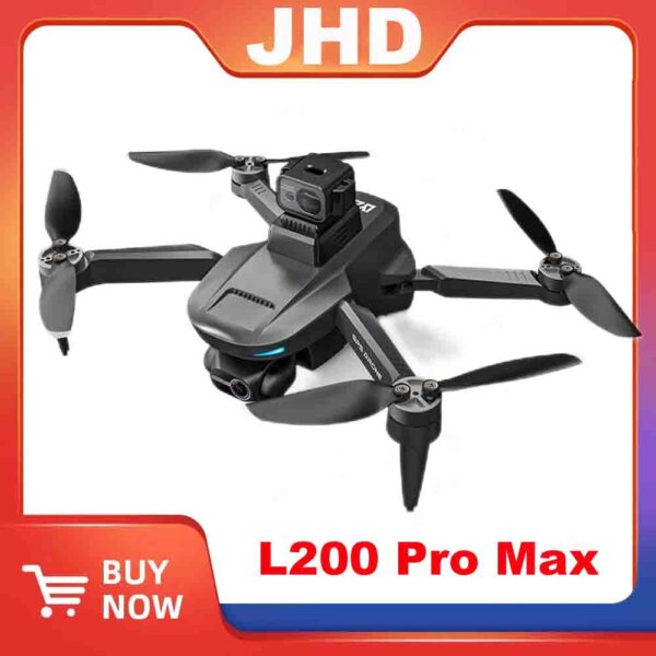 JHD L200 Pro Max GPS Drone with Laser 360 Obstacle Avoidance Quadcopter Airplane