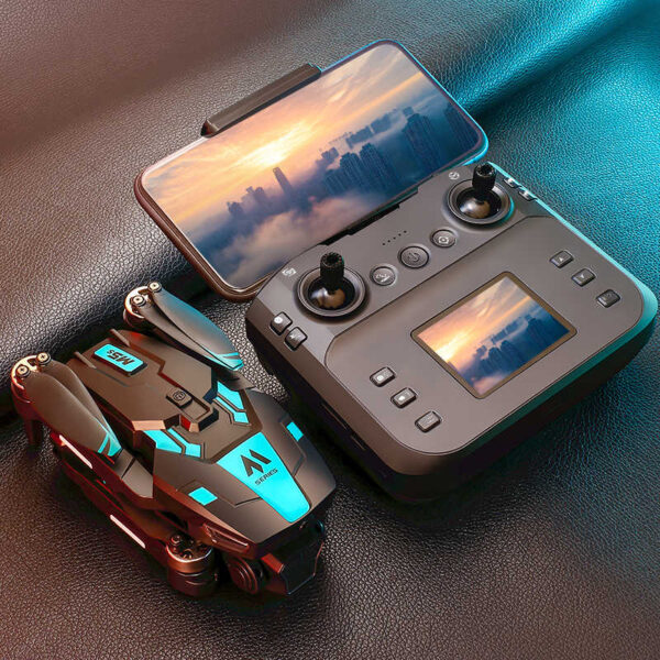 JHD M5S RC Drone 8K Dual HD Camera 5G WIFI FPV 360° Obstacle Avoidance Brushless Large Screen RC Quadcopter Drone Dron - Image 4