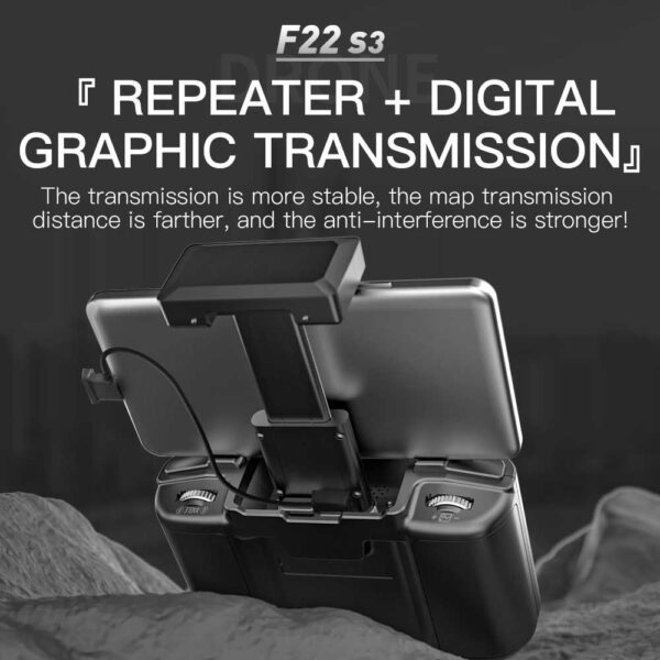 JHD SJRC F22 S3 Pro + F22S Professional RC Drone with 4K Camera 3.5km EIS Gimbal 5G WIFI GPS Obstacle Avoidance Drone - Image 8
