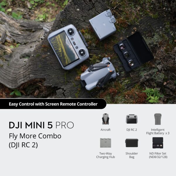 JHD DJI Mini 5 Pro Mini5 Drone Fly More Combo (DJI RC-N3) Fly More Combo plus (DJI RC 2) - Image 9