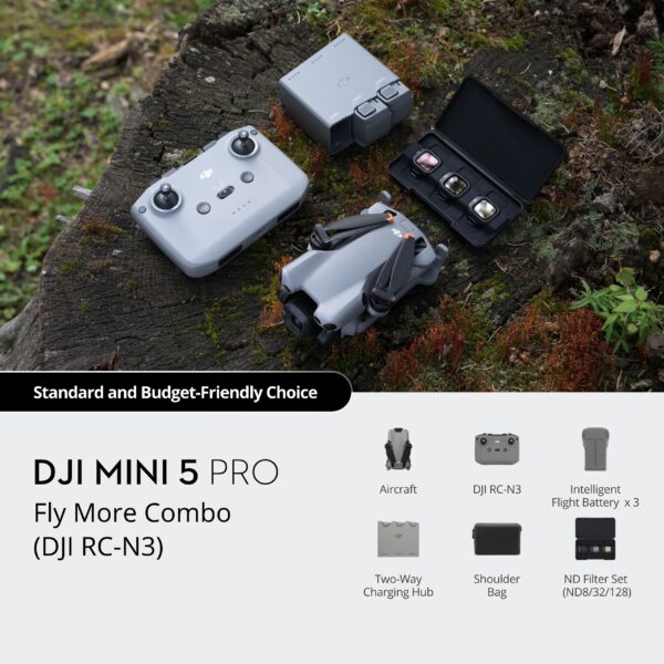 JHD DJI Mini 5 Pro Mini5 Drone Fly More Combo (DJI RC-N3) Fly More Combo plus (DJI RC 2) - Image 10
