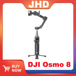 JHD DJI Osmo Mobile 8 Handheld Flagship Gimbal 3 Axis Stabilization Gesture Control Active Track 7.0 Quick Launch & Built-In Tripod