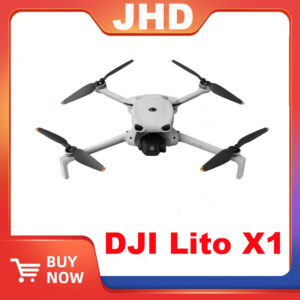 JHD DJI Lito X1, Beginner-Friendly 4K Camera Drone, Obstacle Sensing, ActiveTrack, 1/1.3-Inch Sensor, Suitable for Adults, Lightweight & Foldable, 15km Video Transmission
