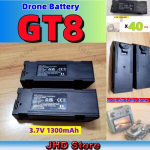 JHD For LSRC GT8 Drone Battery Original 3.7V 1300mAh Battery For GT8 RC Quadcopter Spare GT8 Battery Wholesale